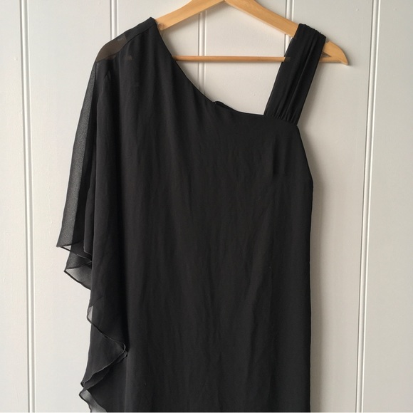 NEW AUSTRALIAN MADE MISS ME BLACK STRETCH JUMPSUIT WORK/EVENING Size 8 - Picture 4 of 7